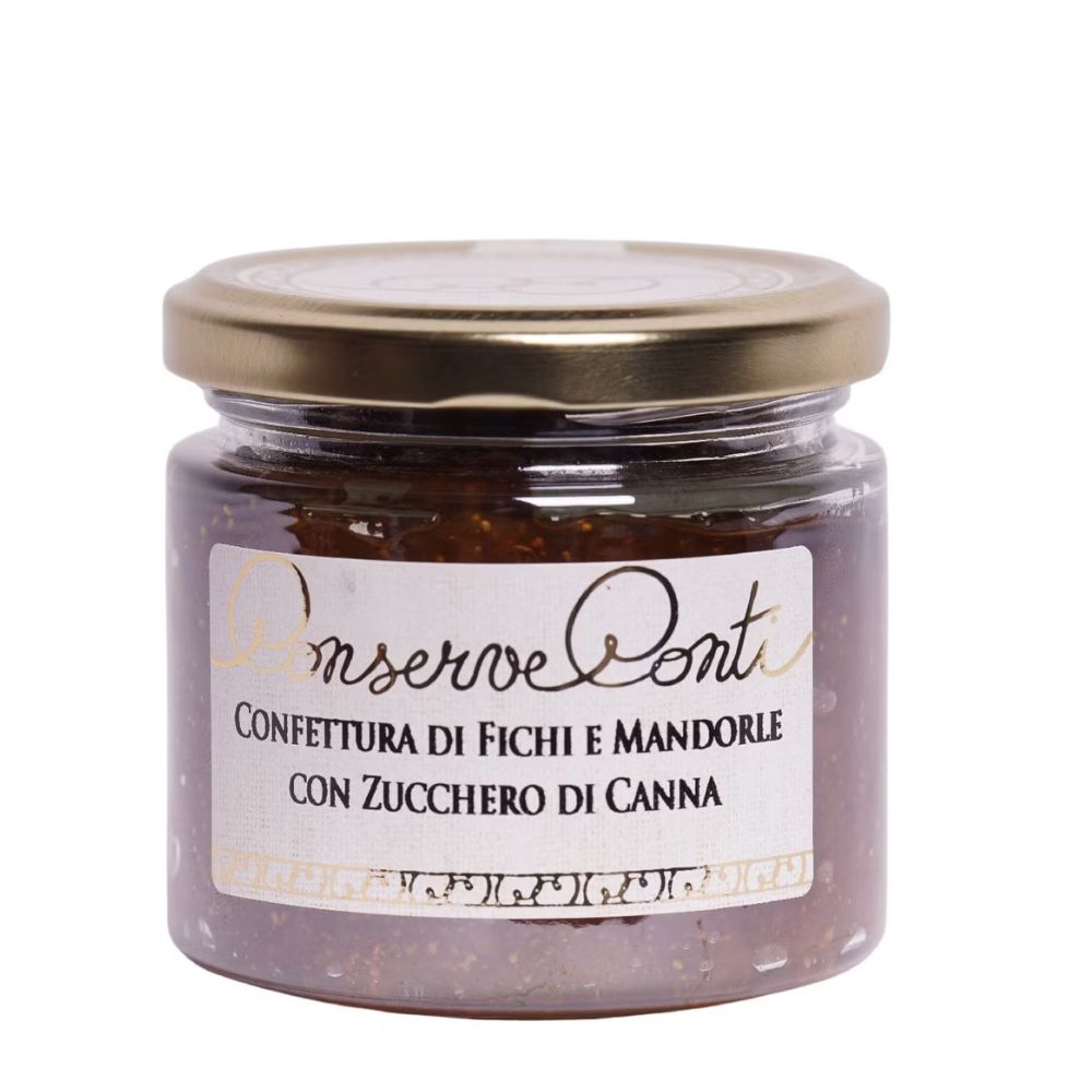 Confettura di Fichi e Mandorle con Zucchero di Canna